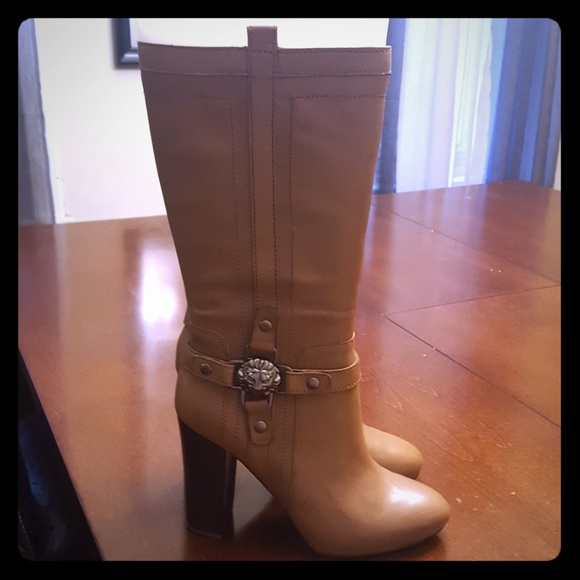 Anne Klein Shoes - Anne Klein AKVICINITY tall boot in Taupe